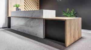 QUẦY TIẾP TÂN - MẪU 1